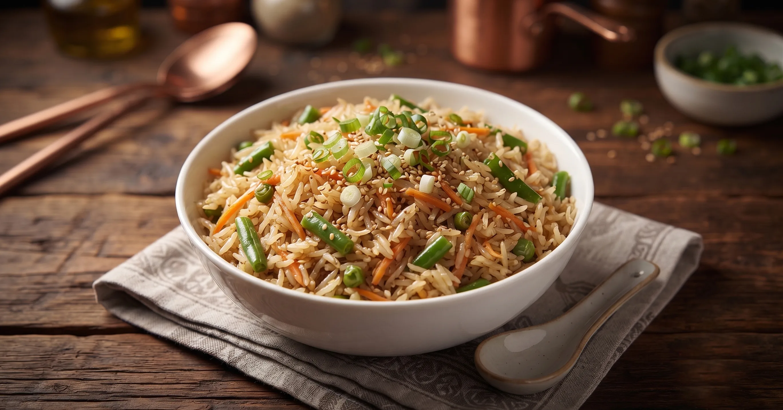 Signature veg fried rice at Affas Udupi Hotel, pure-veg restaurant in Kalpetta Wayanad
