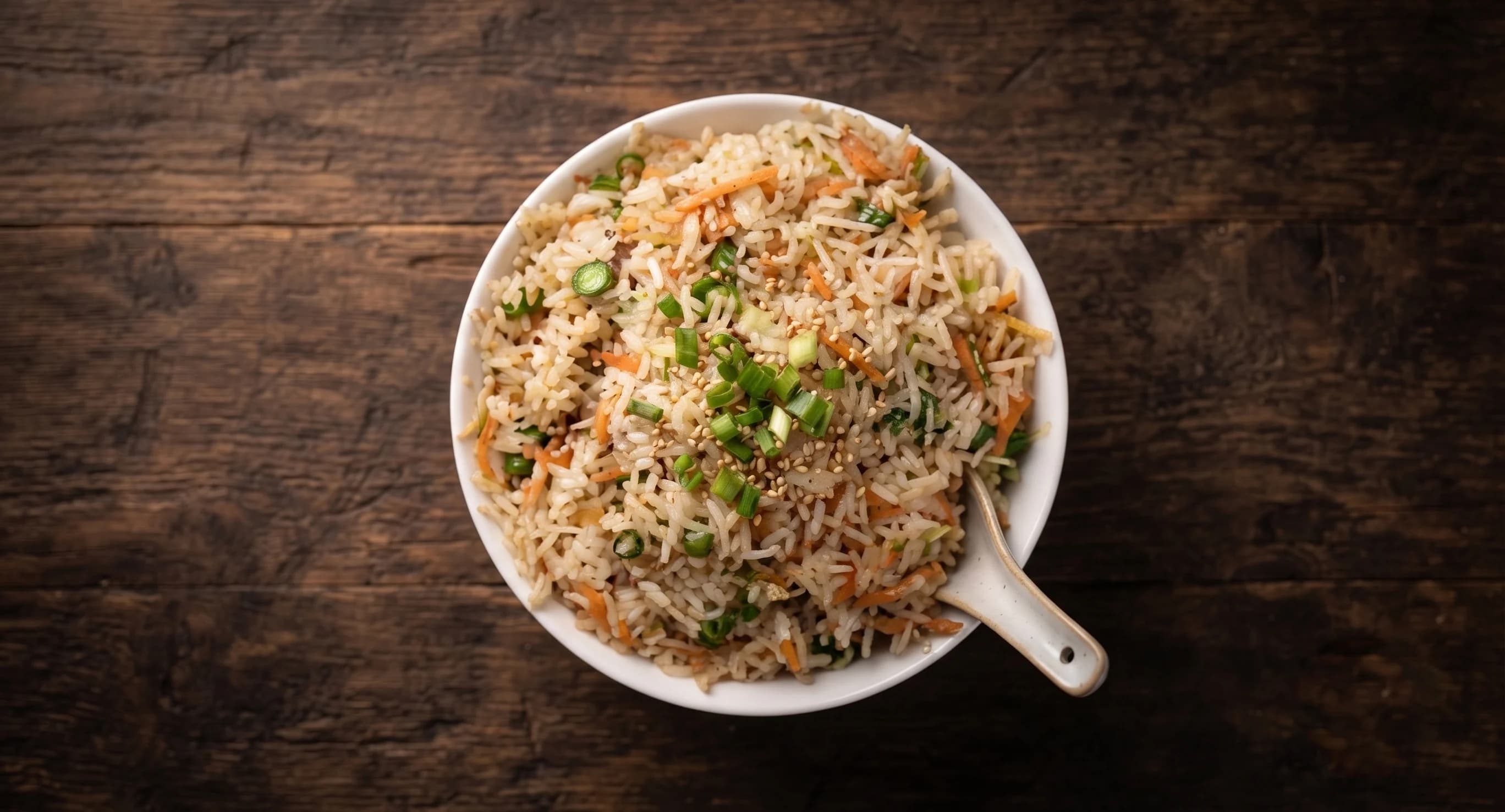Wok-tossed vegetable fried rice