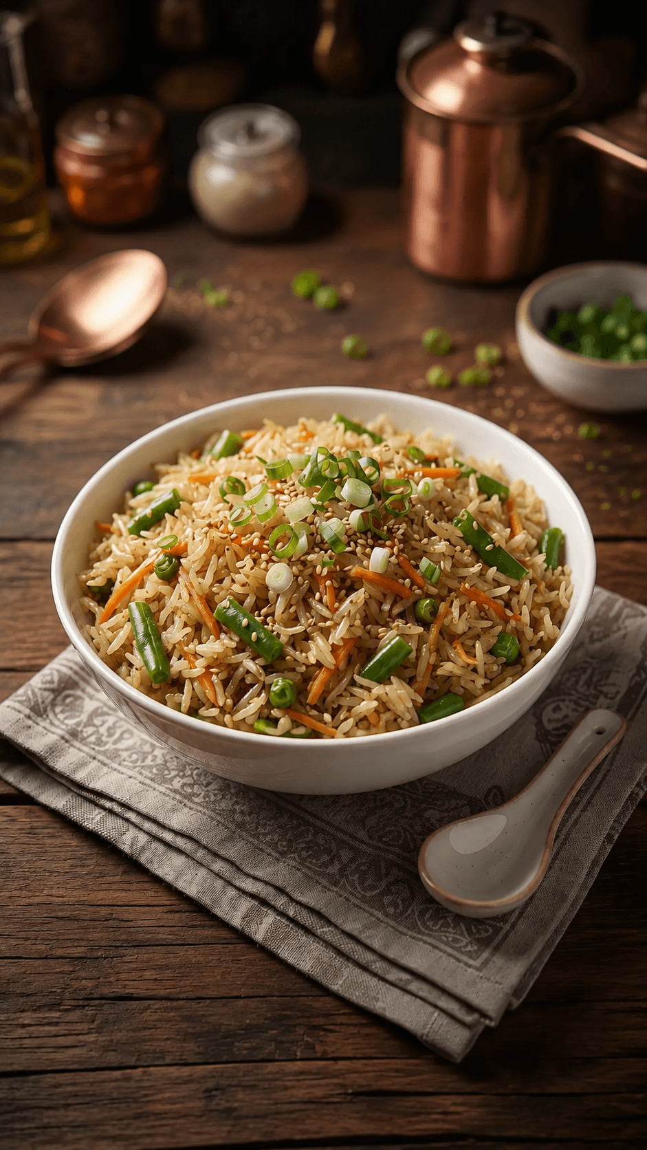 Signature veg fried rice at Affas Udupi Hotel, pure-veg restaurant in Kalpetta Wayanad