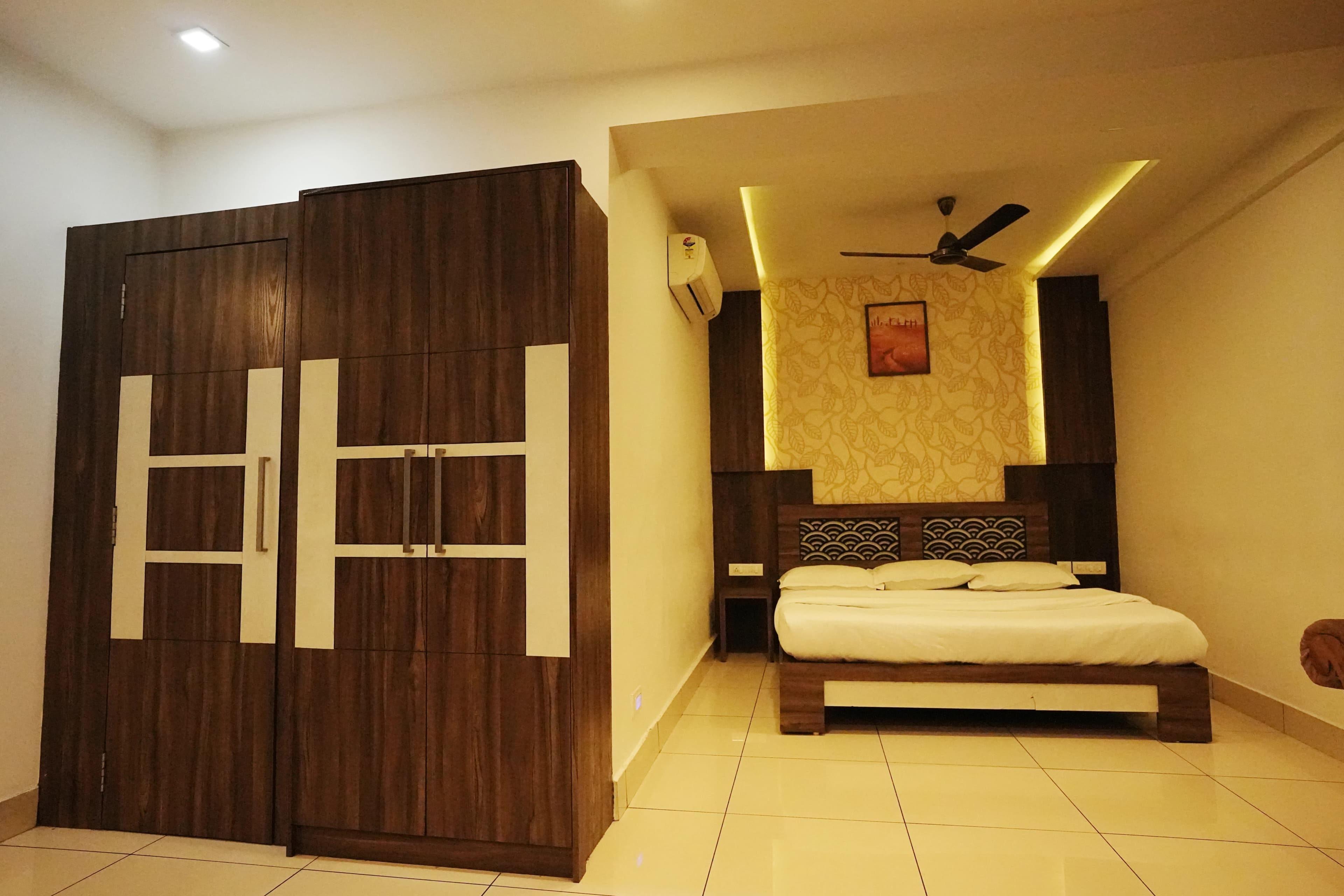 Full view of an Affas bedroom suite